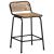 Scaune de bar 2 buc 46x35,5x70 cm lemn masiv recuperat GartenMobel Dekor