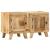 Noptiera 2 buc 40x32x46 cm Lemn masiv Mango brut GartenMobel Dekor