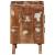 Noptiera 2 buc 40x32x46 cm lemn masiv recuperat GartenMobel Dekor