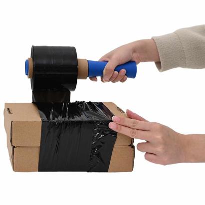 Filme extensibile 10 buc Negru 23 µm 10 cm x 300 m GartenMobel Dekor