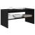 Dulap TV Stejar Negru 80x40x40 cm Lemn prelucrat GartenMobel Dekor