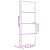 Ușă de interior negru 76x201,5 cm sticlă securiz./aluminiu slim GartenMobel Dekor