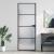 Ușă de interior negru 76x201,5 cm sticlă securiz./aluminiu slim GartenMobel Dekor