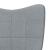 Scaun de relaxare, gri deschis, material textil GartenMobel Dekor