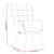 Scaun de relaxare, gri deschis, material textil GartenMobel Dekor