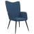 Scaun de relaxare, albastru, material textil GartenMobel Dekor
