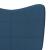 Scaun de relaxare, albastru, material textil GartenMobel Dekor