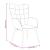 Scaun de relaxare, albastru, material textil GartenMobel Dekor