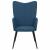 Scaun de relaxare, albastru, material textil GartenMobel Dekor