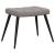 Scaun de relaxare cu taburet, gri taupe, textil GartenMobel Dekor