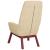 Scaun de relaxare, crem, material textil GartenMobel Dekor