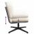 Scaun de birou pivotant, crem, material textil GartenMobel Dekor