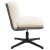 Scaun de birou pivotant, crem, material textil GartenMobel Dekor