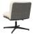Scaun de birou pivotant, crem, material textil GartenMobel Dekor