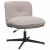 Scaun de birou pivotant, gri deschis, material textil GartenMobel Dekor
