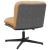 Scaun de birou pivotant, bej, material textil GartenMobel Dekor