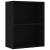 Bibliotecă, negru, 60x30x76,5 cm, lemn prelucrat GartenMobel Dekor