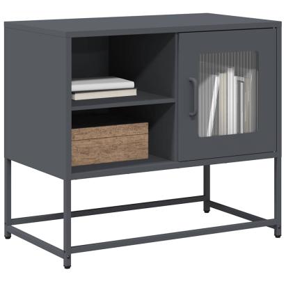 Dulap TV, antracit, 68x39x60,5 cm, oțel GartenMobel Dekor