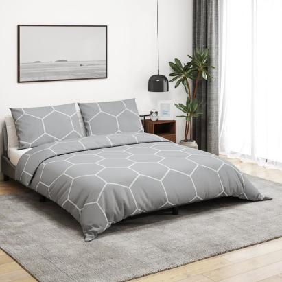 Set cu husă de pilotă, gri, 240x220 cm, bumbac GartenMobel Dekor