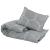 Set cu husă de pilotă, gri, 260x240 cm, bumbac GartenMobel Dekor
