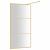Paravan de duș walk-in auriu 115x195 cm sticlă ESG transparentă GartenMobel Dekor