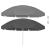 Umbrelă de soare de plajă, antracit, 240 cm GartenMobel Dekor