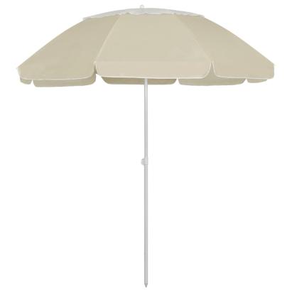 Umbrelă de soare de plajă, galben nisipiu, 300 cm GartenMobel Dekor