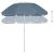 Umbrelă de soare de plajă, albastru, 300 cm GartenMobel Dekor