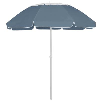 Umbrelă de soare de plajă, albastru, 300 cm GartenMobel Dekor