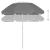 Umbrelă de soare de plajă, antracit, 300 cm GartenMobel Dekor