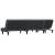 Canapea extensibilă în formă de L gri 255x140x70 cm catifea GartenMobel Dekor