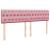 Cadru de pat otoman cu saltea roz 160x200cm catifea GartenMobel Dekor