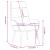 Scaun de relaxare, negru, material textil GartenMobel Dekor