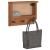 Suport pentru haine "SANDNES" 45x12x35 cm, lemn masiv de pin GartenMobel Dekor