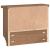 Suport pentru haine "SANDNES" 45x12x35 cm, lemn masiv de pin GartenMobel Dekor
