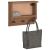 Suport pentru haine "SANDNES" 45x12x35 cm, lemn masiv de pin GartenMobel Dekor
