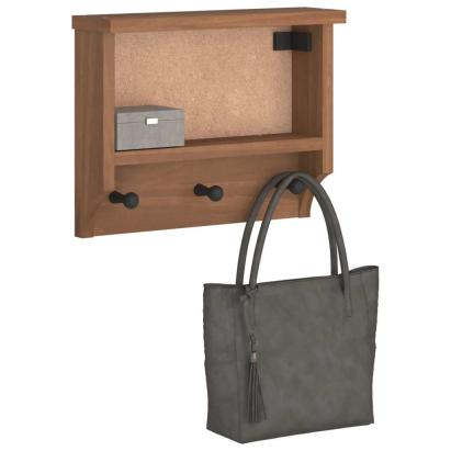 Suport pentru haine "SANDNES" 45x12x35 cm, lemn masiv de pin GartenMobel Dekor