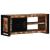 Dulap TV 80x30x35 cm lemn masiv recuperat GartenMobel Dekor