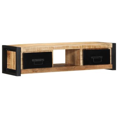 Dulap TV 100x30x25 cm lemn masiv de mango GartenMobel Dekor