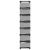 Suport pantofi cu 8 niveluri, gri 54x28x124 cm, nețesut GartenMobel Dekor