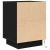 Noptiera cu lumini LED Negru 38x34x50 cm GartenMobel Dekor