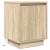 Noptiera cu lumini LED Stejar Sonoma 38x34x50 cm GartenMobel Dekor