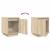 Noptiera cu lumini LED Stejar Sonoma 38x34x50 cm GartenMobel Dekor