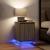 Noptiera cu lumini LED Stejar Sonoma 38x34x50 cm GartenMobel Dekor