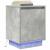 Noptiera cu lumini LED Gri beton 38x34x50 cm GartenMobel Dekor