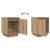 Noptiera cu lumini LED Stejar Artisan 38x34x50 cm GartenMobel Dekor