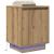Noptiera cu lumini LED Stejar Artisan 38x34x50 cm GartenMobel Dekor