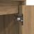 Noptiera cu lumini LED Stejar Artisan 38x34x50 cm GartenMobel Dekor