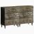 Bufete 2 buc Gri deschis 60x33,5x75 cm Lemn masiv de mango GartenMobel Dekor
