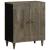 Bufete 3 piese gri deschis 60x33,5x75 cm lemn masiv de mango GartenMobel Dekor